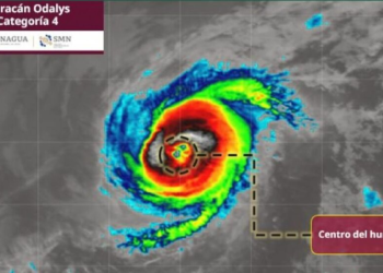 Huracán “Odalys” ya es categoría 4