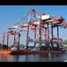 Navegan a Guaymas dos grúas portacontenedores para la modernización del puerto