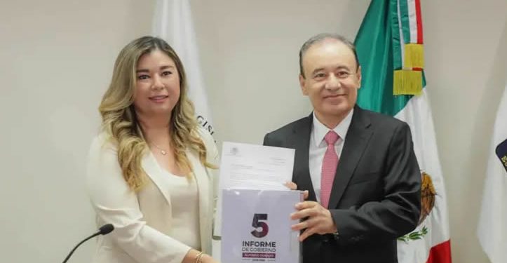 Alfonso Durazo entrega el V Informe de Gobierno al Congreso de Sonora