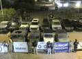 Cateo en Puerto Peñasco deja 24 vehículos asegurados, 19 con reporte de robo en EU