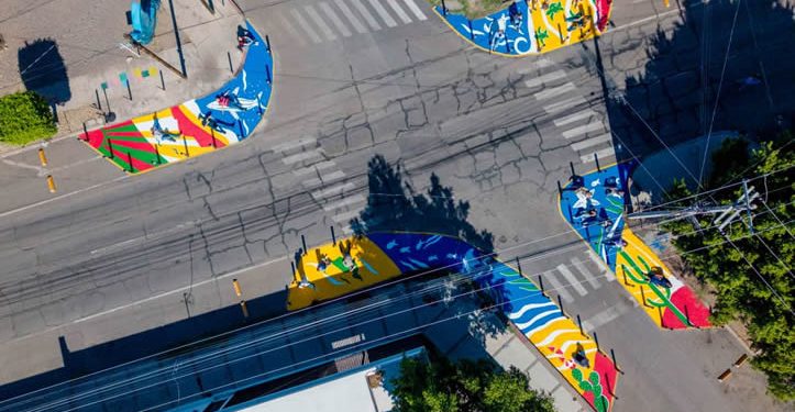 Concluyen obras de la segunda etapa del proyecto Asphalt Art en Hermosillo