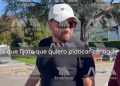Localizan a Amílcar Olán en Suiza; arrebata celular a reportero de Azteca Noticias y evita entrevista