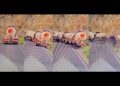 Pipa que transportaba ácido sulfúrico se voltea en el tramo de la carretera Imuris-Cananea el martes por la tarde