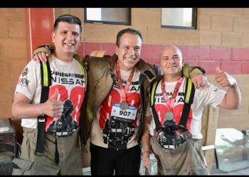 Más de mil personas participan en la Carrera por los Bomberos en Hermosillo