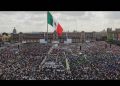 El Zócalo se desborda: miles de personas se congregan para el mensaje final de Sheinbaum