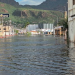 Marea alta inunda calles y viviendas en Guaymas y Empalme, autoridades realizan cierres preventivos