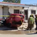 Elemento de la PESP Atropella a Sujeto Sentado en una Banqueta en Hermosillo
