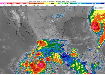 Amenaza huracán “Simon” con alcanzar la categoría 4 frente al Pacífico mexicano