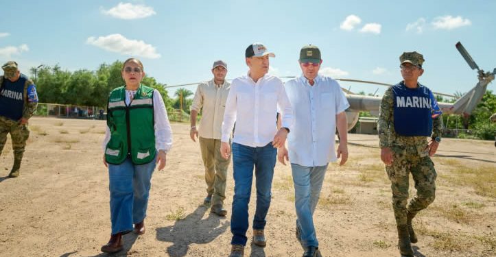 Sonora despliega a más de 6,500 efectivos para atender daños tras el paso del huracán Polo