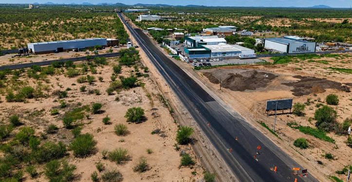 Registra avance carretera Hermosillo-Bahía de Kino