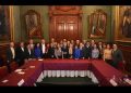 Sheinbaum revisa avances del IMSS-Bienestar con gobernadores de 24 estados; Durazo entre ellos.