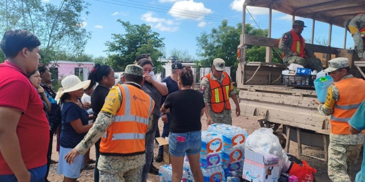 Evacúan a dos embarazadas durante emergencia por ‘Polo’ en Sonora