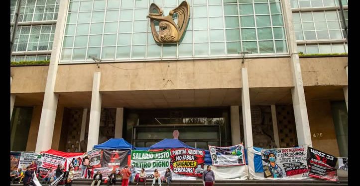 Trabajadores del IMSS anuncian “mañanera de la resistencia” y nueva marcha el miércoles