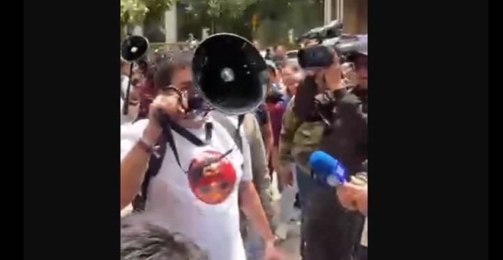 Trabajadores del IMSS echan a panistas por oportunistas; intentaron apropiarse de su movimiento