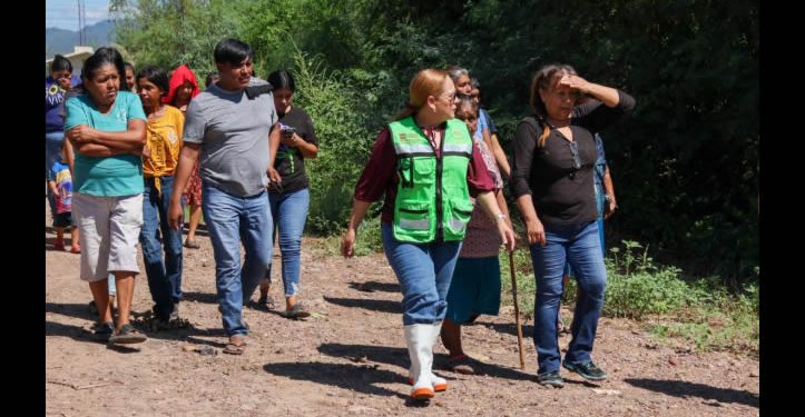 Guaymas distribuye ayuda humanitaria con apoyo de la Marina tras el paso del huracán “Polo”