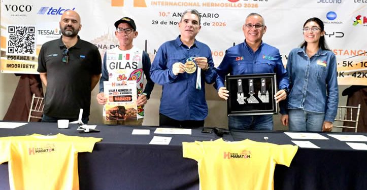 Supera los 2 mil 700 inscritos el Gran Maratón Internacional de Hermosillo 2026 a un mes de celebrarse