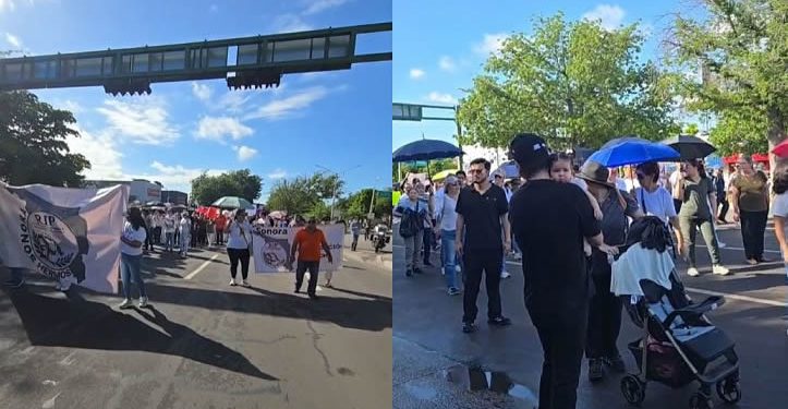 Trabajadores del IMSS en Sonora se suman a las protestas iniciadas en el centro del país.