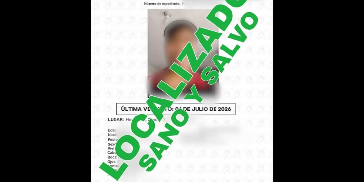 Localizan con vida a menor desaparecido en Hermosillo, fue detenido por presunto narcomenudeo