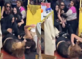 Mujeres protagonizan pelea en Magdalena de Kino y policías municipales intervienen para separarlas