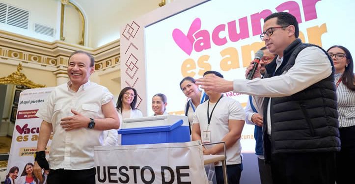 Arranca la campaña de vacunación contra influenza y COVID-19 en Sonora