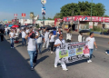 Trabajadores del IMSS protestan en Sonora; exigen aumento salarial de 10%