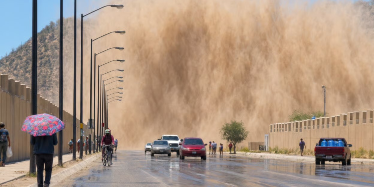 Masa de aire frío provocará ráfagas de viento de hasta 80 km/h y descenso de temperaturas en Sonora