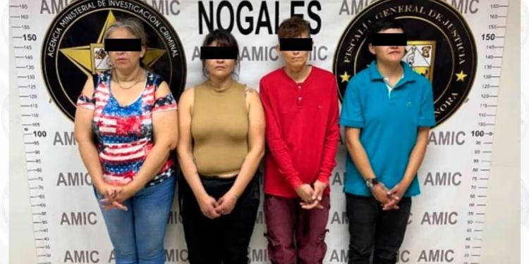 Cuatro Mujeres a Prisión Preventiva por Presunto Narcomenudeo en Nogales, Sonora